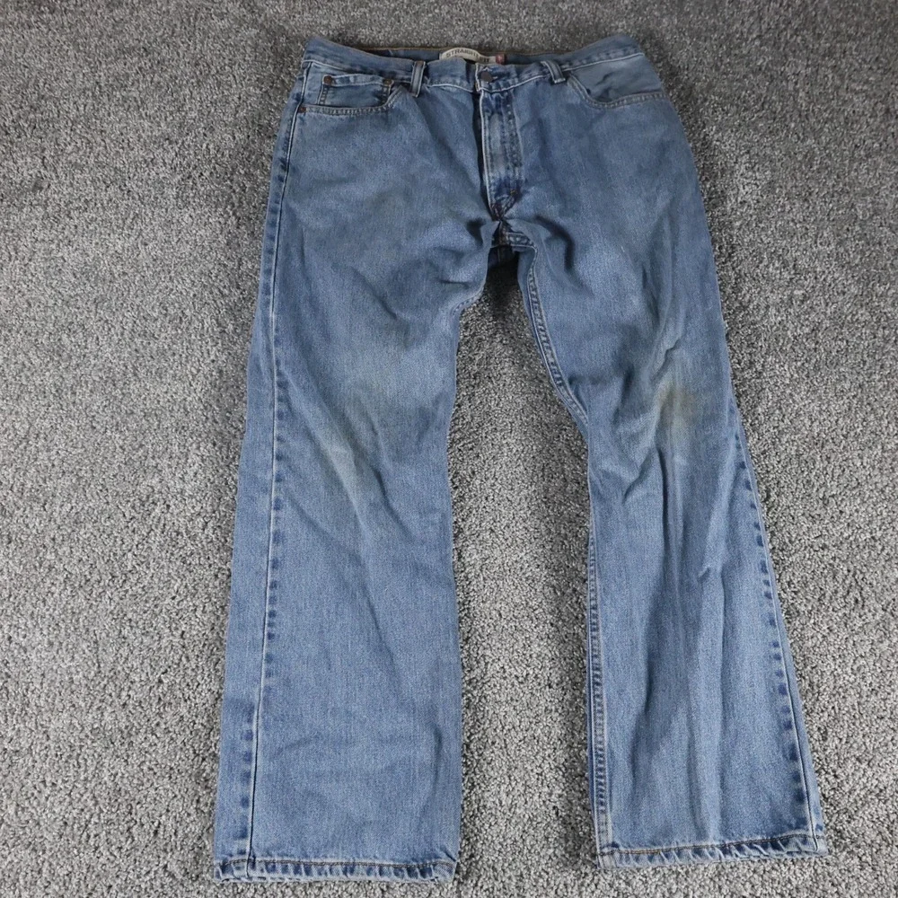 Y2K Levi's 505 Men's 34x30 Straight Fit Blue Denim Jeans Made in Mexico